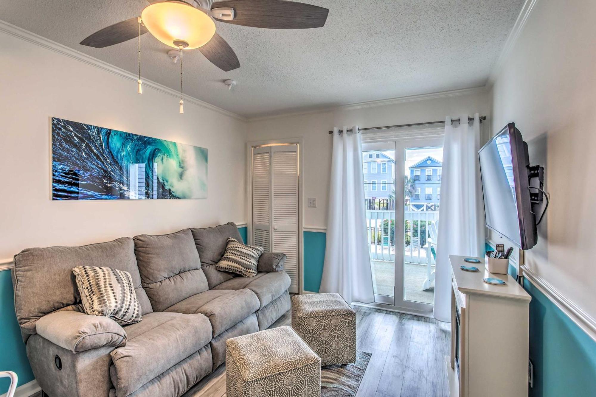 Surfside Beach Escape With Pool - Walk To Ocean! 미를 비치 외부 사진