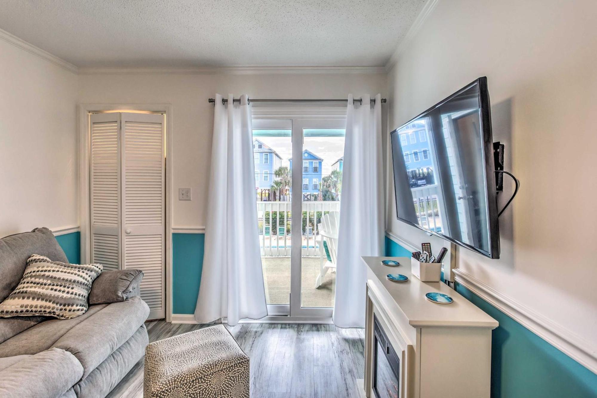 Surfside Beach Escape With Pool - Walk To Ocean! 미를 비치 외부 사진